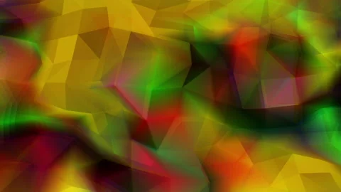 Abstract polygon animation multicolor pattern 4K smooth concept Stock Footage 162936762