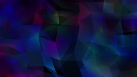 Abstract polygon animation multicolor pattern 4K smooth concept Stock Footage 162936890