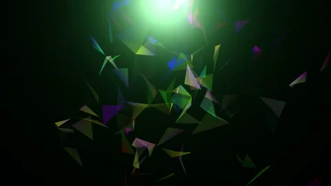 Abstract polygon animation multicolor pattern 4K smooth concept Stock Footage 162937489