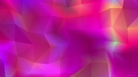 Abstract polygon animation multicolor pattern 4K smooth concept Stock Footage 163485369