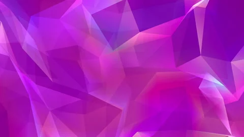 Abstract polygon animation multicolor pattern 4K smooth concept Stock Footage 163487474