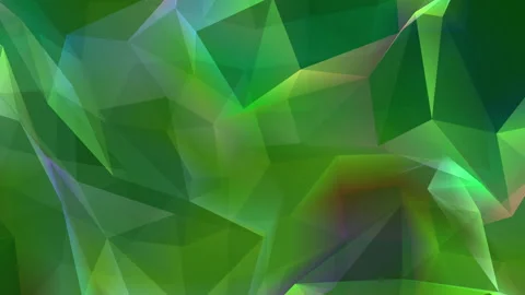Abstract polygon animation multicolor pattern 4K smooth concept Stock Footage 163488298