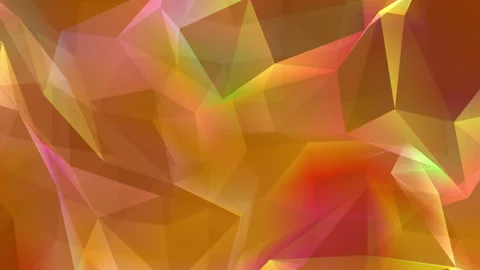 Abstract polygon animation multicolor pa... | Stock Video | Pond5