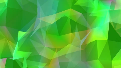Abstract polygon animation multicolor pattern 4K smooth concept Stock Footage 163489843