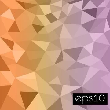 Abstract polygon background 3d colorful vector illustration Stock Illustration