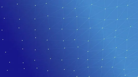 Abstract Polygon Background blue 4K Stockbeeldmateriaal 255723061