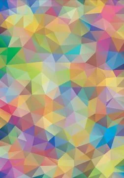 Abstract polygon background. Stock Illustration