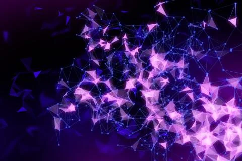 Abstract polygon background Stock Illustration