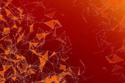 Abstract polygon background Illustrazione stock