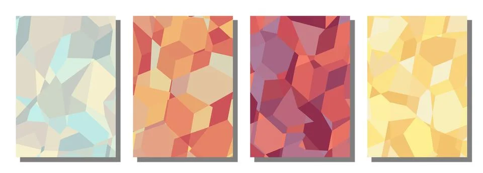 Abstract polygon background. Stockillustratie