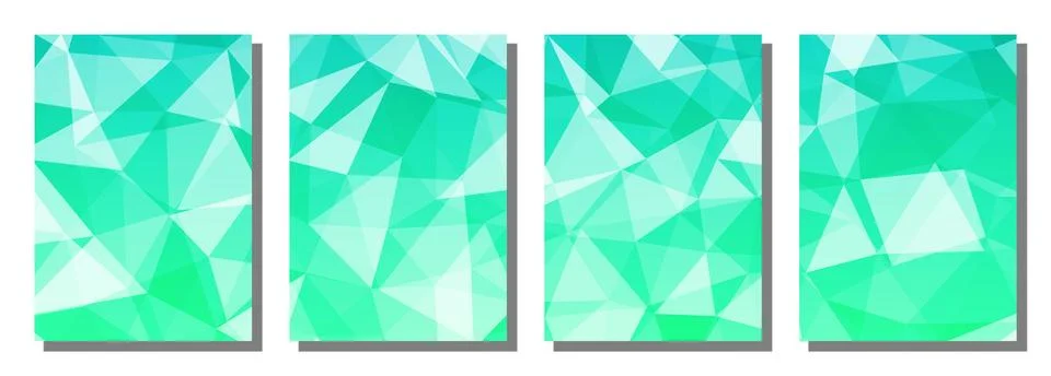 Abstract polygon background. Stockillustratie