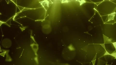 Abstract polygon background, technology and futuristic communication concept. Video stock 252892702