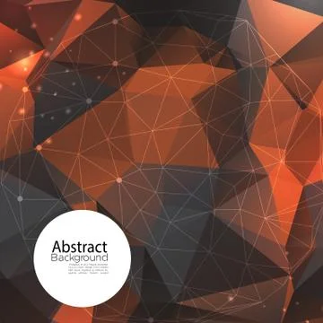Abstract Polygon Background - Vector Illustration Stock Illustration