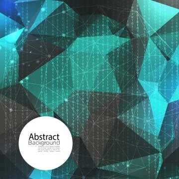 Abstract Polygon Background - Vector Illustration Stock Illustration