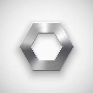 Abstract polygon Button Template Stock Illustration