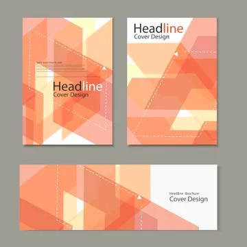 Abstract polygon design vector template Illustrazione stock