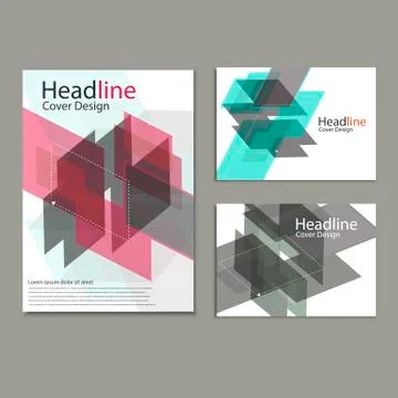 Abstract polygon design vector template Stock Illustration