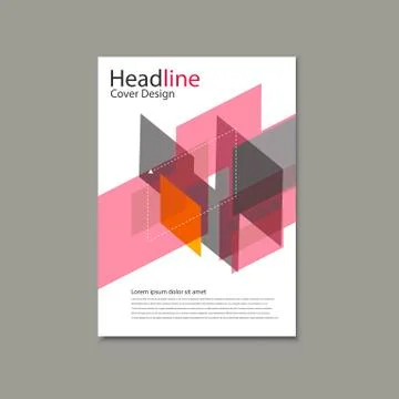 Abstract polygon design vector template Stock Illustration