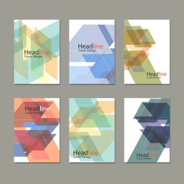 Abstract polygon design vector template Stock Illustration