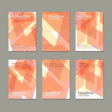 Abstract polygon design vector template Stock Illustration