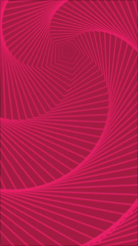 Abstract polygon digital pink magenta neon geometric tunnel background Stock Footage 200842989