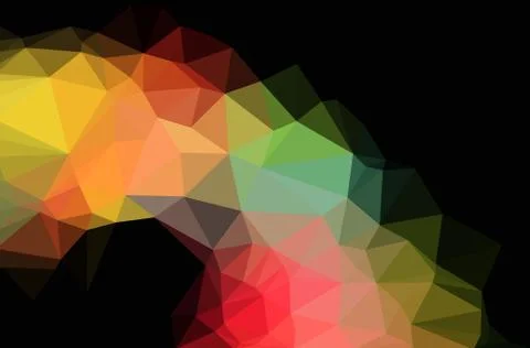 Abstract polygon geometric background. Stock Illustration