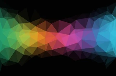 Abstract polygon geometric background. Stock Illustration