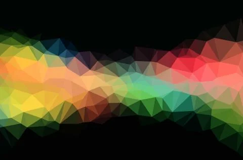 Abstract polygon geometric background. Stock Illustration