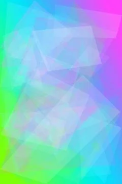 Abstract polygon gradient in neon blue, green, and magenta creates a high-e.. Stock Illustration