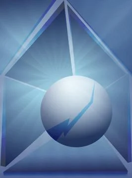 Abstract polygon. Stock Illustration