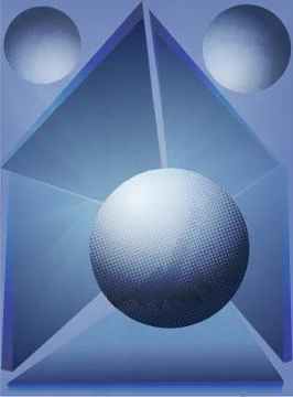 Abstract polygon. Stock Illustration