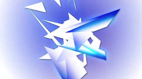 Abstract polygon motion background Stock Footage