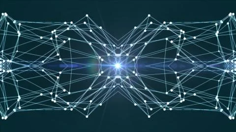 Abstract polygon net connections cloud illustration background new quality イラスト素材