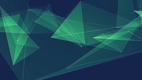 Abstract polygon net connections cloud illustration background new quality 스톡 일러스트