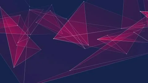 Abstract polygon net connections cloud illustration background new quality イラスト素材