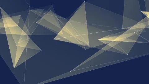 Abstract polygon net connections cloud illustration background new quality 스톡 일러스트