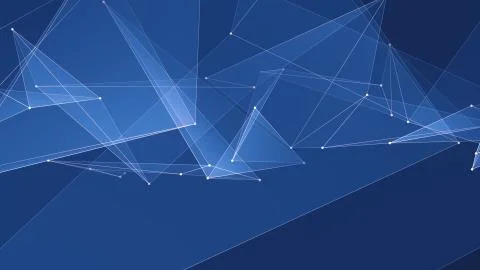 Abstract polygon net connections cloud illustration background new quality Stock Illustration