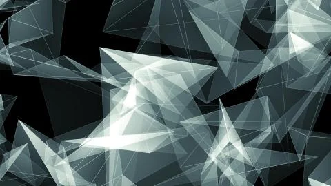 Abstract polygon net connections cloud illustration background new quality 库存插图