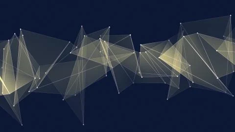 Abstract polygon net connections cloud illustration background new quality Stock Illustration