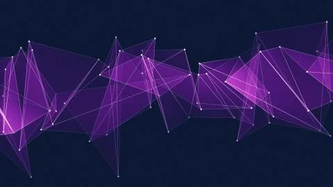 Abstract polygon net connections cloud illustration background new quality イラスト素材