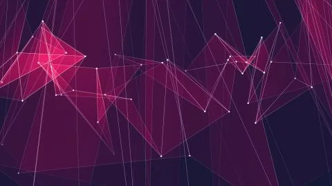 Abstract polygon net connections cloud illustration background new quality Stock Illustration