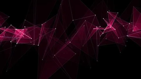 Abstract polygon net connections cloud illustration background new quality Illustrazione stock