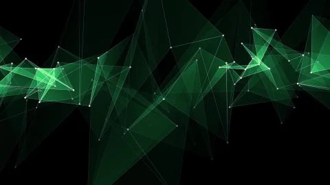 Abstract polygon net connections cloud illustration background new quality Stockillustratie