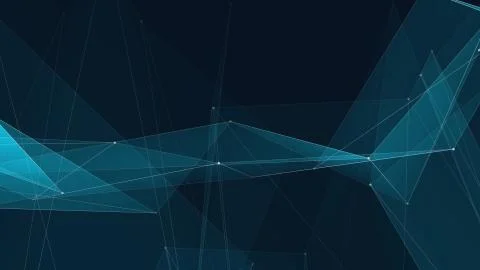 Abstract polygon net connections cloud illustration background new quality Illustrazione stock