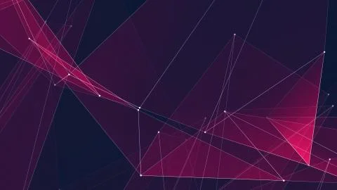 Abstract polygon net connections cloud illustration background new quality Stock Illustration