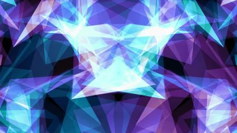Abstract polygon net connections cloud illustration background new quality Stock Illustration