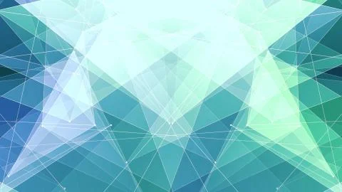 Abstract polygon net connections cloud illustration background new quality Stock Illustration