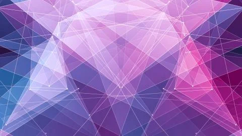 Abstract polygon net connections cloud illustration background new quality 스톡 일러스트