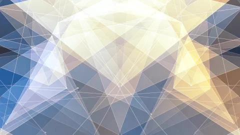 Abstract polygon net connections cloud illustration background new quality 스톡 일러스트