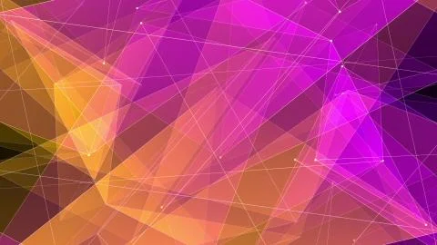 Abstract polygon net connections cloud illustration background new quality Stock Illustration